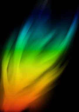 Abstract Rainbow Swirl