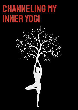 Yoga Tree Silhouette