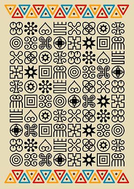 African Adinkra Symbols