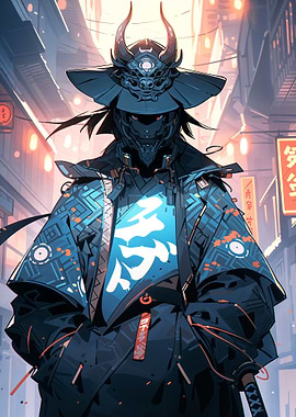 Cyberpunk Samurai