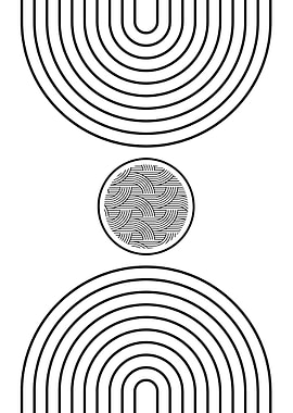 Abstract Geometric Art Print