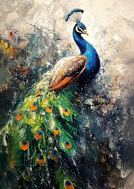 Peacock Painting