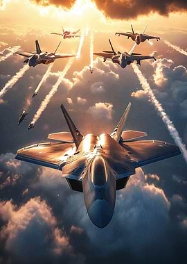 F-22 Raptor Flight