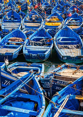 Blue Boats, Morocco