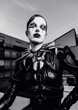 Gothic Fashion Model