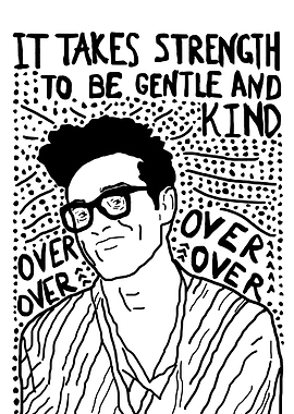 Strength &amp; Kindness Illustration