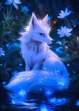 Fox Blue Forest