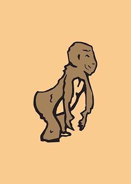 Cartoon Monkey Illustration