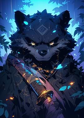 Wolf Warrior Digital Art