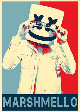 Marshmello Music Poster