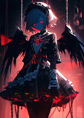 Dark Angel Anime Girl