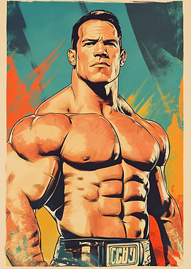 John Cena Wrestling Poster
