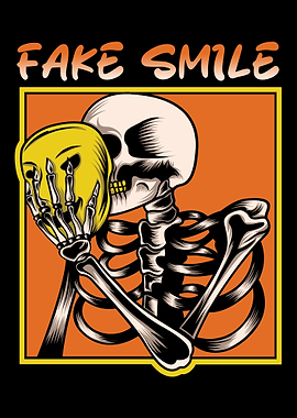 Skeleton Fake Smile