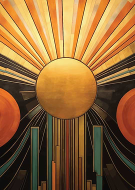 Art Deco Sunburst