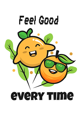 Happy Orange Friends