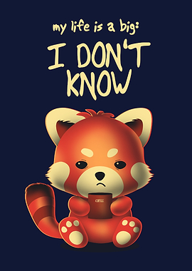 Red Panda - My life is a big: ''I DON'T KNOW'