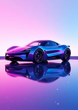 Futuristic Sports Car