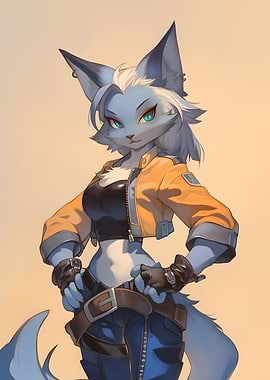 Feline Anthropomorphic Character