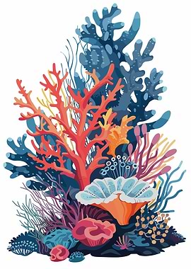 Coral Reef Illustration