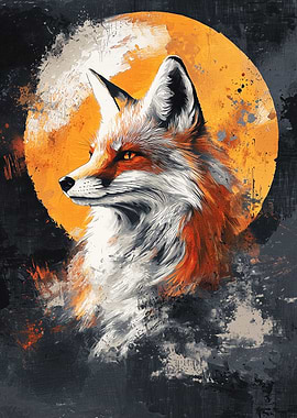 Fox and Moon