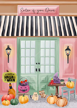 Halloween Shop Entrance