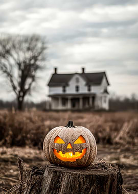 Spooky Jack-o'-Lantern