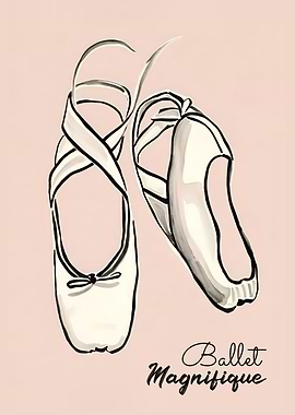 Ballet Shoes Illustration