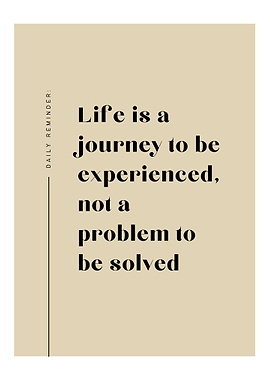 Life is a Journey