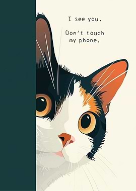 Cat Phone Warning