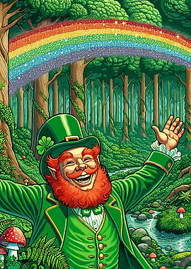 Leprechaun in Forest