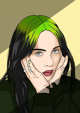 Billie Eilish Digital Art