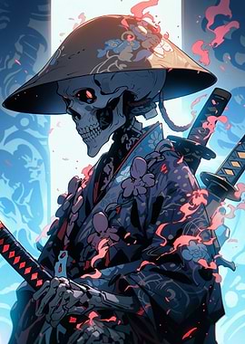 Samurai Skeleton