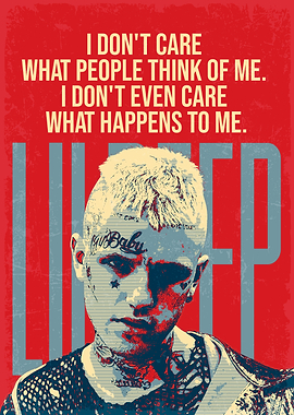 Lil Peep Quote Poster