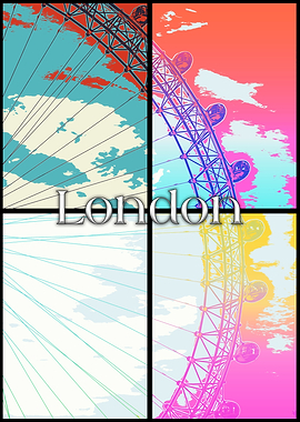 London Eye Collage