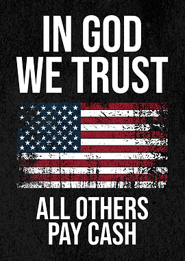 Funny US Flag Store Sign