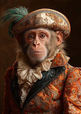 Royal Monkey Elegance
