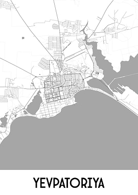 Yevpatoriya City Map