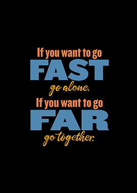 Fast Alone, Far Together