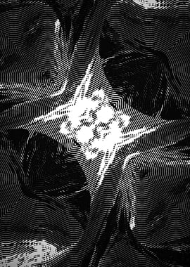 Abstract Black and White Pattern