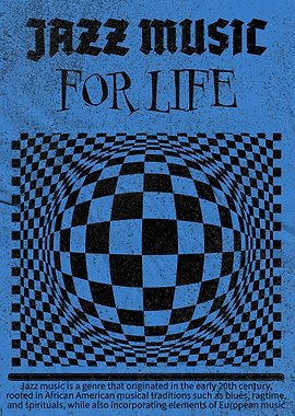 Jazz Music For Life Poster