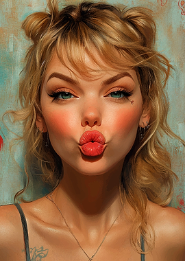 Digital Portrait of Woman