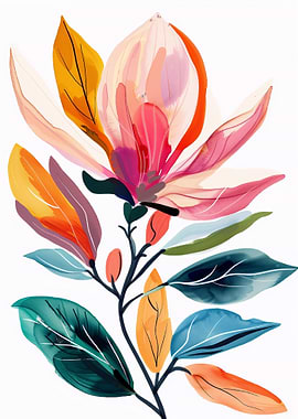 Magnolia Flower Branch