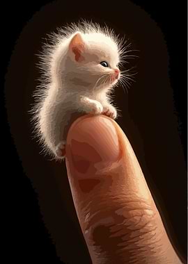 Cute Tiny Kitten