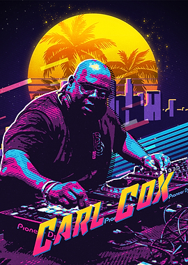 Carl Cox Retro Poster