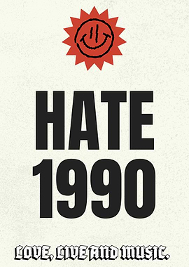 Hate 1990 Poster
