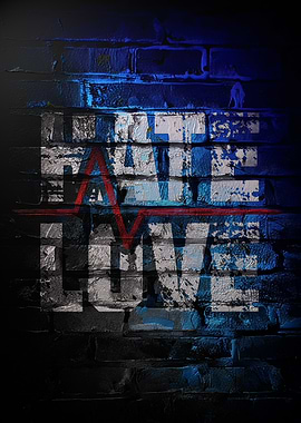 Hate vs. Love Graffiti