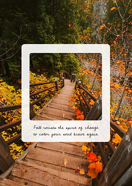 Fall Foliage Pathway