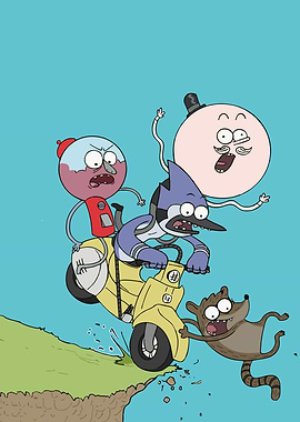 Regular Show Scooter Crash