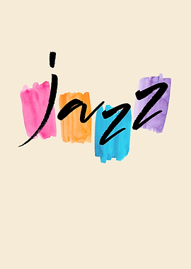 Jazz Watercolor Abstraction