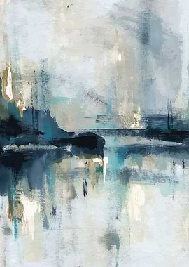 Abstract Seascape Painting